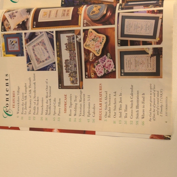 Just CrossStitch Magazine June 1998 - Picture 3 of 15